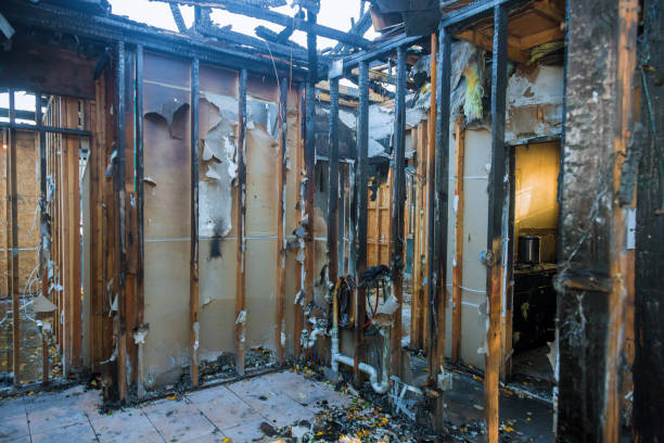 Professional Emergency Fire Cleanup technician working in Mission Bend, TX